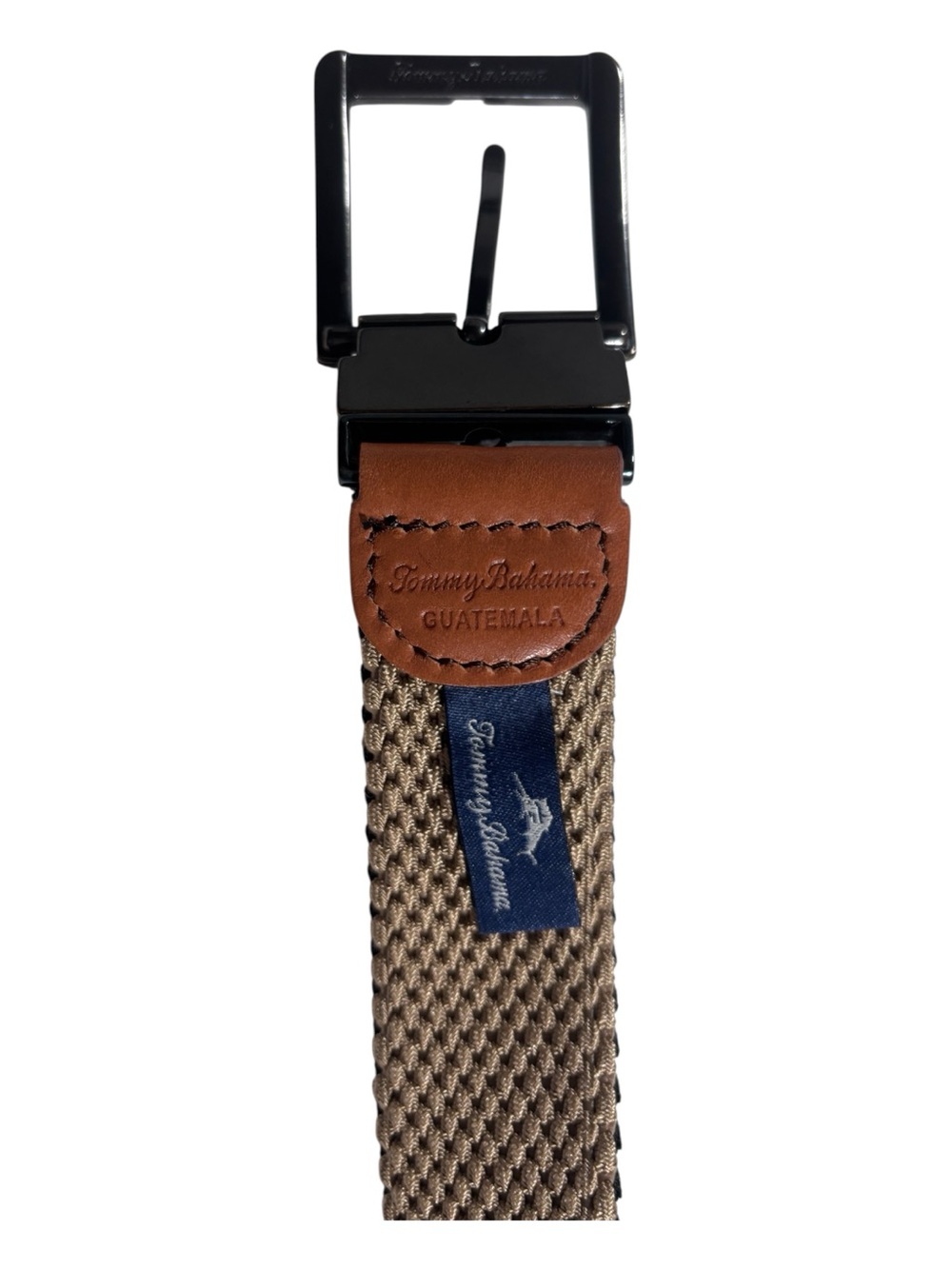 Tommy Bahama Reversible Stretch Cord Belt 44” NWOT gorpcore boatcore travelcore - Picture 7 of 7